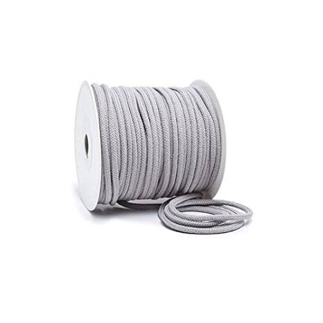 Baumwollkordel 6mm 009 hellgrau (1m)