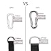 BUSATIA Tree Swing Straps (Set of 2), Tree Hanging Kits 5ft Length with 2 Heavy Duty Safety Lock Carabiner Hooks, Polyester Straps Perfect for Hammock Hanging Kit Straps, Holds Up to 2204lb