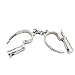 SM Bondage Handcuffs Stainless Steel Fetish Horseshoe Handcuffs Set Bondage Cuff Set Adult Sex Toys Sex Game for Man/Women/Unisex,Metallicthumb 2