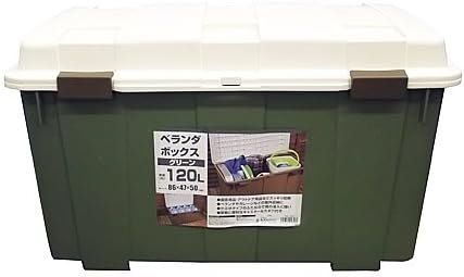 Amazon コーナンオリジナル ベランダボックス １２０l グリーン ｚｑ２１ ６５８７ サイズ 外寸 約幅８６ 奥行４７ 高さ５０ｃｍ 収納ケース ボックス オンライン通販