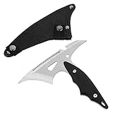 LIANTRAL Tactical Hunting Knife with Sheath Fixed-Blade Survival Knife for Camping Hiking Backpacking, 6.2