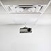 VIVO Universal Adjustable 2 x 2 feet Drop Ceiling Projector Mount, Suspended Drop-in Ceiling Tile Projection Mounting Kit, for Office Home or School, White, MOUNT-VP07DP
