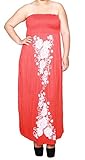 Libian Women's Junior Plus Size Long Embroidered Maxi Dress