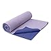 Gaiam No Slip Yoga Mat Towel, Violet