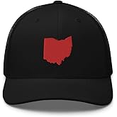 Ohio Red Adjustable Snapback Hat