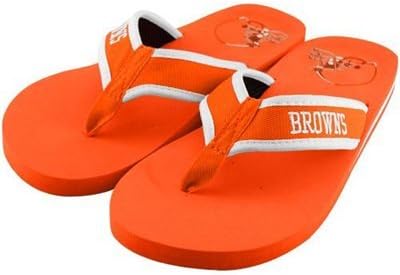 cleveland browns flip flops