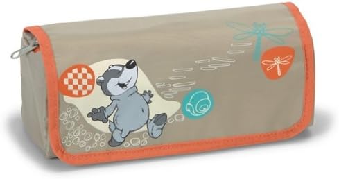 NICI Pouch to Roll Badger Nylon 19 x 7 x 7 cm, Braun