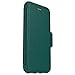 OTTERBOX Strada Series Case for iPhone SE (2nd gen - 2020) and iPhone 8/7 (NOT Plus) - Frustration FRĒe Packaging - Pacific Opal (DEEP Teal/DEEP Teal Leather)