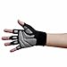 Workout Gloves, Light Microfiber & Anti-Slip Silica Gel Grip Gloves for Weightlifting, Training, Cross Fit, Fitness and ExerciseSilverL