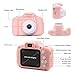 Kids Digital Camera Child Camcorder, Girls Birthday Toy Gifts for 4-13-Year-Old Children, Update Dual Cameras 20.0MP Toddler Video Recorder 1080P IPS 2