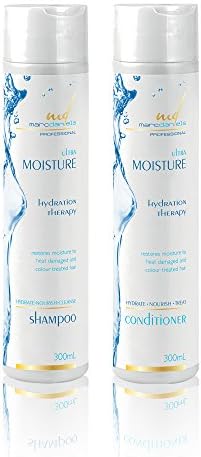 ULTRA MOISTURE Hydrating Shampoo and Conditioner, Hair Repair and Deep Conditioning for Dry, Frizzy, Damaged or Color Treated Hair, Paraben Free by MARC DANIELS Professional