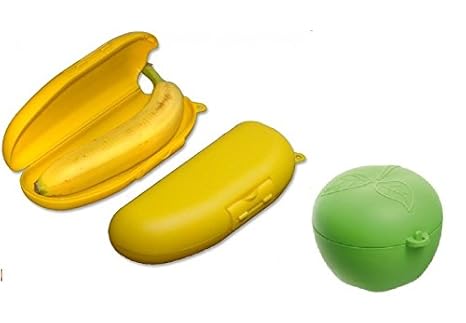 Frischhaltebox Apfel + Banane , Apfelbox und Bananenbox
