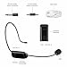 UHF Wireless Microphone Headset Super-Powerful Wall-Through Headset mic with 2 in 1 Handheld, Stable Wireless Transmitter for Voice Amplifier, PC,Speaker, Compatible with All AUX Audio Device,Stage