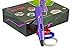 Scribbler 3D Pen SCRIBPENBUNDLE V3 Set Bundled with of PIA Bright Plastic Filament, New Awesome Design Model Printing Drawing 3D Pen with LED Screen Great Gift, 500', Purple