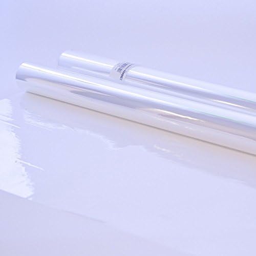 10m x 80cm Roll Clear Cellophane Wrap. Florist Quality Cello Bouquet / Gift / Hamper / Basket Wrapping (PACK OF 2)