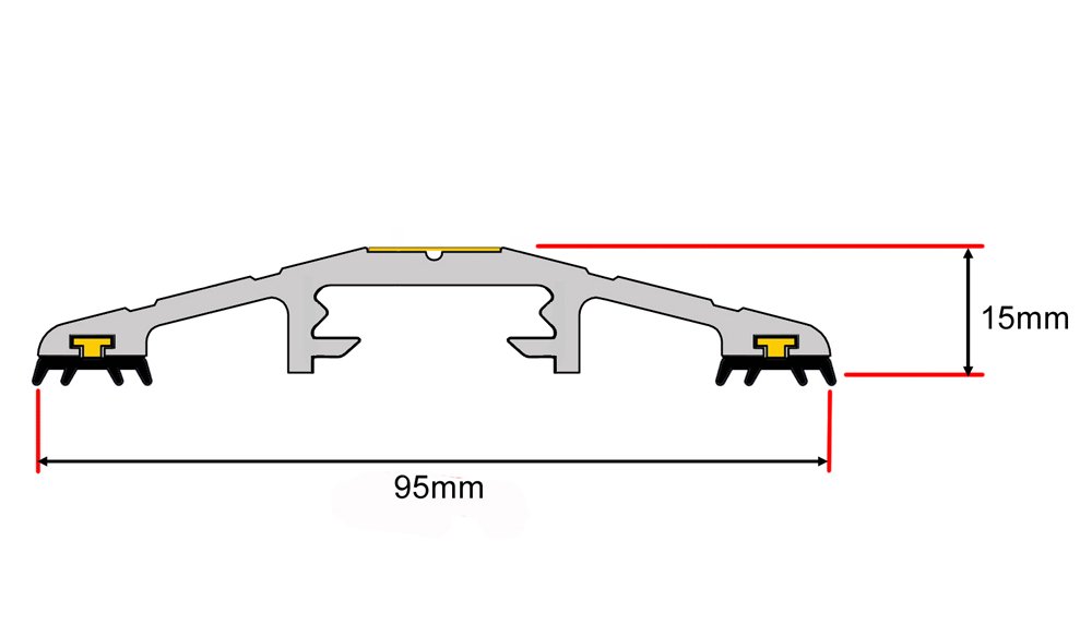 15mm Garagentorschwellen Abdichtungs Set 7 0m 22 11 quot | Beste Tool13