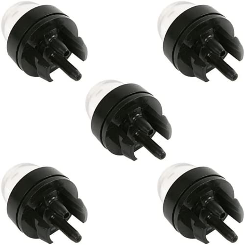 DRILAX 5 Pcs Petrol Snap in Primer Bulb Fuel Pump Kit for Stihl Ryobi Walbro Husqvarna Poulan Ryobi Homelite Toro Craftsman Blower Weedeater Trimmer 8Z060 Chainsaw Carburetor Sears, Echo, Troy Bilt