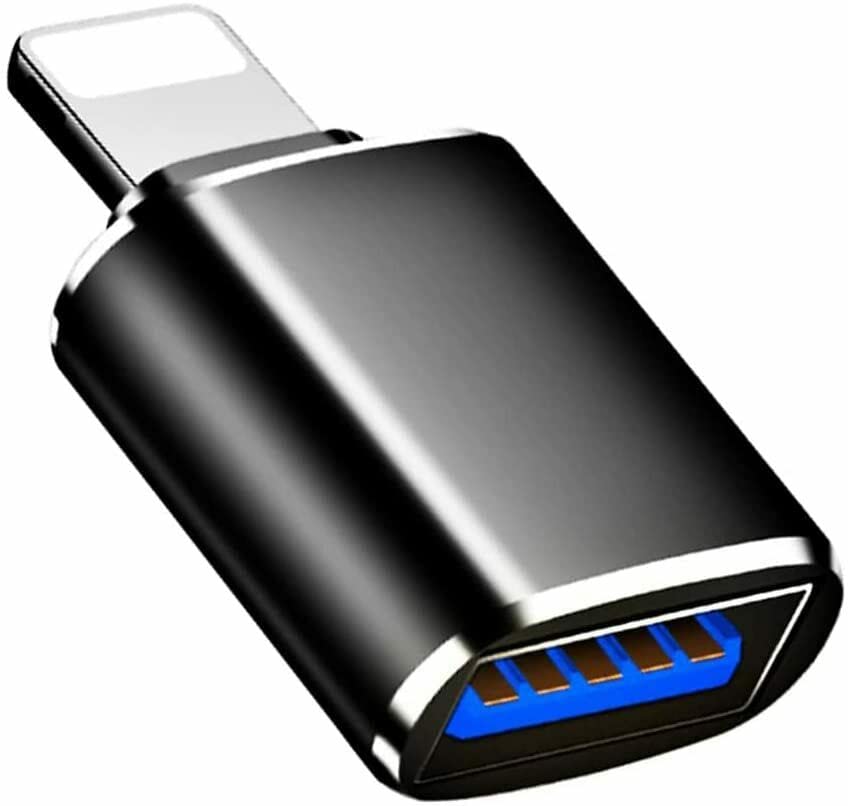 Multibao USB 3.0 camera adapter, 8 Pin Lighting to USB OTG Adapter with Charging Port compatible with Phone13/12/11/X/XS/XR/8/7/6 and Pad