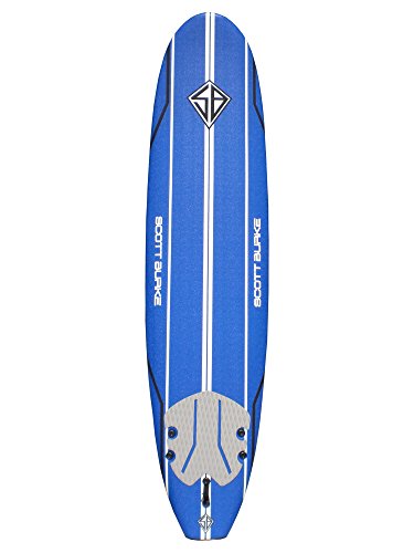 Scott Burke 8′ Baja Soft Surfboard, Blue