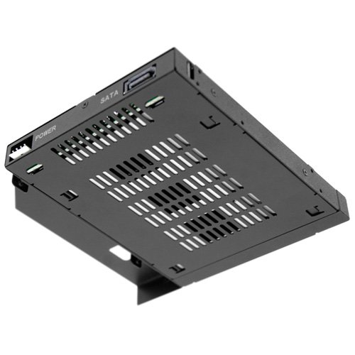 ICY DOCK 2.5' SATA/SAS HDD/SSD Hot Swap Mobile Rack for Slim ODD or Slim FDD Drive Bay - ToughArmor MB411SPO-B
