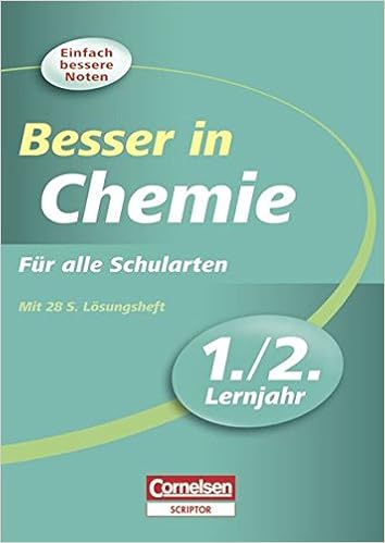 Besser In Der Sekundarstufe I Chemie 1 2 Lernjahr Ubungsbuch Mit Separatem Losungsheft 28 S Amazon De Kellersohn Thomas Schloder Paul Bucher