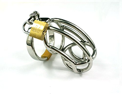 Male Stainless Steel Chastity Device Cage Locking A136s