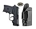 S&W Bodyguard .380 with Integrated Crimson Trace Laser, Inside Waistband, Concealed Carry Gun Holster, Adj. Positive Click Retention System