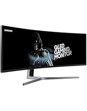 SAMSUNG 49-Inch CHG90 144Hz Curved Gaming Monitor (LC49HG90DMNXZA) – Super Ultrawide Screen QLED Computer Monitor, 3840 x 1080p Resolution, 1ms Response, FreeSync 2 with HDR,Black