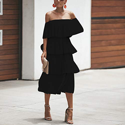 2 Chiffon+Shoulder+Ruffles+Cocktail+Sundress