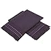 Clara Clark Pillow Cases Standard Size - Ultra Soft Pillow Cover, Lightweight Microfiber Pillow Cases Queen Size Set of 2 - Envelope Closure Pillowcases, Purple Eggplant.