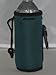 Water Bottle Koozie with Drawstring & Clip, Dark Green