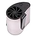 Omeet Mini Portable USB Rechargeable Fan - Personal Air Conditioner Fan Can be Worn on The Waist - Great for Camping, Fishing and Outdoor Working - Silver