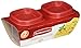 Rubbermaid 712395886298 Easy Find Lids Square 1/2-cup Food Storage Container (Pack of 12 Cups), 12 Counts, Red