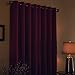 Best Home Fashion Thermal Insulated Blackout Curtains - Antique Bronze Grommet Top - Burgundy - 52