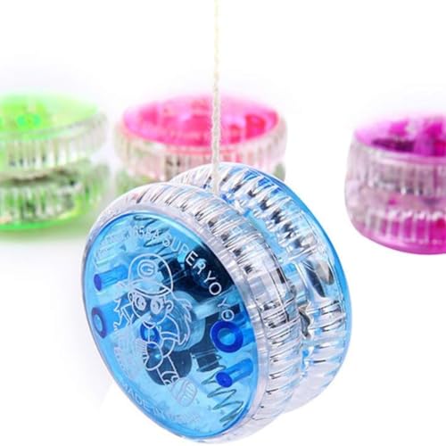Bioristar LED Light Up Yo Yo Yoyo for Kids Beginner Yo Yo 4 Pack (4 Pack LED Light Up Yo Yo)
