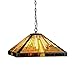 Chloe Lighting CH33359MR16-DH2 Innes Tiffany-Style Mission 2-Light Ceiling Pendant Fixture with Shade, 7.48 x 16.1 x 16.1