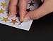 SBYURE 5250 Pieces Star Stickers Self-Adhesive Stickers for DIY Crafts Marking Work, Gold, Silver, Mix