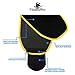 Fittest Pro Waist Trimmer Slimming Flex Sauna Belt - Belly, Fat Loss, Weight Loss Belt - Ab Trainer, Back Brace & Abdominal Support (Medium : 8
