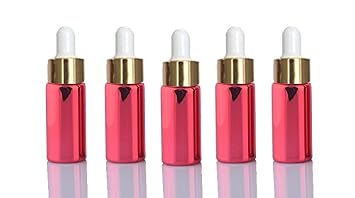 Download Amazon Com 10 Red Sets Assorted 5ml Uv Coated Glass Dropper Bottles Grand Parfums Refillable Medicine Dropper Bottles With Gold Caps And White Bulb Glass Pipette For Essential Oil Serums Cologne Beauty