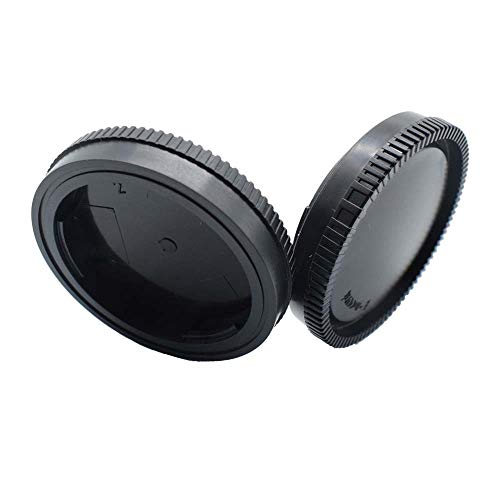 Front Body Cap + Rear Lens Cap Cover for Sony Alpha E Mount A6600 A6500 A6400 A6300 A6100 A6000 A5100 A5000/A7R IV/A7R II/A7R III/A7R/A7 III/A7 II/A7/A9/A9 II/NEX-6 NEX-7 More Sony Camera & Lens - Thumbnail 2
