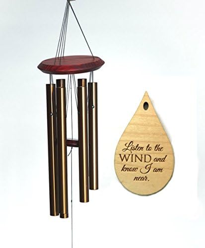 Memorial Wind Chime Chimes In Memory Of Loved Ones Teardrop PRIME Rush Shipping for Funeral Loss in Memory of Loved One Copper Wind Chime for Memorial Garden Remembering a Child stillborn