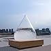 GGPOWER Storm Glass Water Drops Weather Forecast Bottle Storm Bottle Meteorological Display Bottle Creative Glass Crafts Home Decoration (Small)