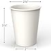 Lakesstory 50 Pcs 8 Oz Disposable Paper Cups, Hot and Cold Beverage Drinking Cup for Coffee, Water, Juice for Party, Picnic, Travel and Events