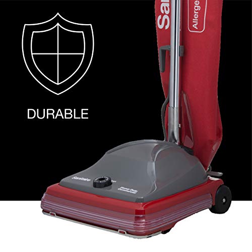 Sanitaire Tradition Commercial Bagged Upright Vacuum, SC688B, Red