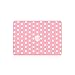 TOP CASE - Polka Dot Design Ultra Slim Light Weight Rubberized Hard Case Cover for Macbook Air 13