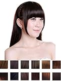 MAYSU Fashion False Synthetic hair pieces Front Clip in hair bangs Fringe Hair extensions Accessories