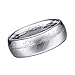 Blue dream 8mm Silver Tungsten Carbide Ring Lord of The Rings High Polished Domed Wedding Bands Size 6-13