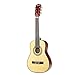 Trendy Classical Guitar Nylon Strings Natural 30 Inch 1/2 Size Acoustic Guitar with Gig Bag, Tuner, Strings, Strap,and Polishing Cloth (1/2 Size-Natural)