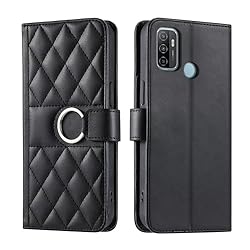 Lucyliy Compatible with Oppo A33 2020 Case Flip PU