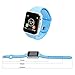 COSROLE Touch Screen Smart Watch Bluetooth V4.0 Smartwatch with Remote Camera & Padometer & Sleep Monitor Smart Wrist Watch Compatible with Android Samsung Huawei Sony for Kids Men Women - Blue